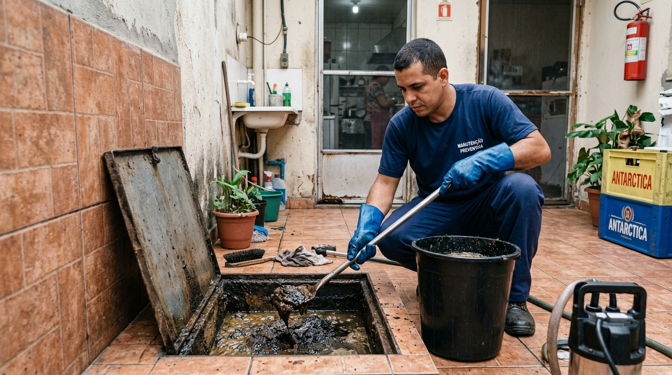 Limpeza de Caixa de Gordura perto de mim em Santa Maria‑RS